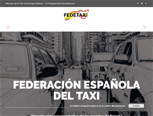 Tablet Screenshot of fedetaxi.com